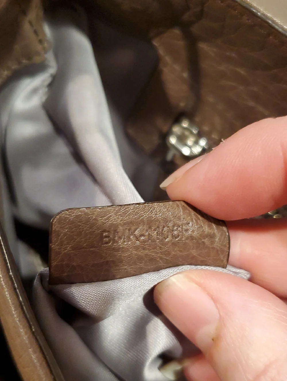 Michael Kors Collection Taupe Top Handle Quinn Bag Ultra Rare